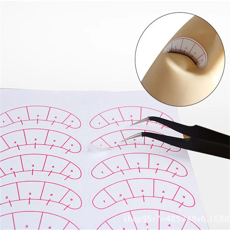 7 накладные ресницы стикер Бумажные патчи под глаза подушечки для ресниц