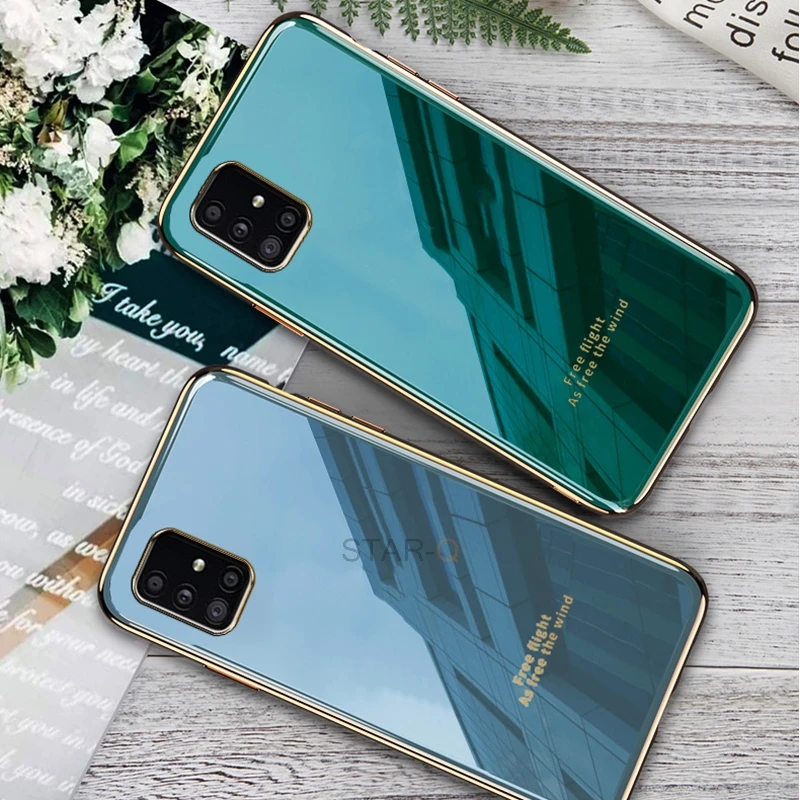 Роскошный чехол для телефона Samsung Galaxy A51 A71 A21s A31 Galaxi A32 4g A52 A72 A12 A42 5g M51 M31 Мягкая