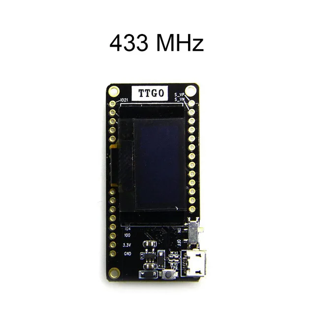 433MHZ LORA32 V2.0 433/868/915 МГц ESP32 LoRa OLED 0,96 дюймовая SD карта Дисплей Bluetooth WI-FI ESP32 модулей со встроенной антенной - Цвет: 433MHZ