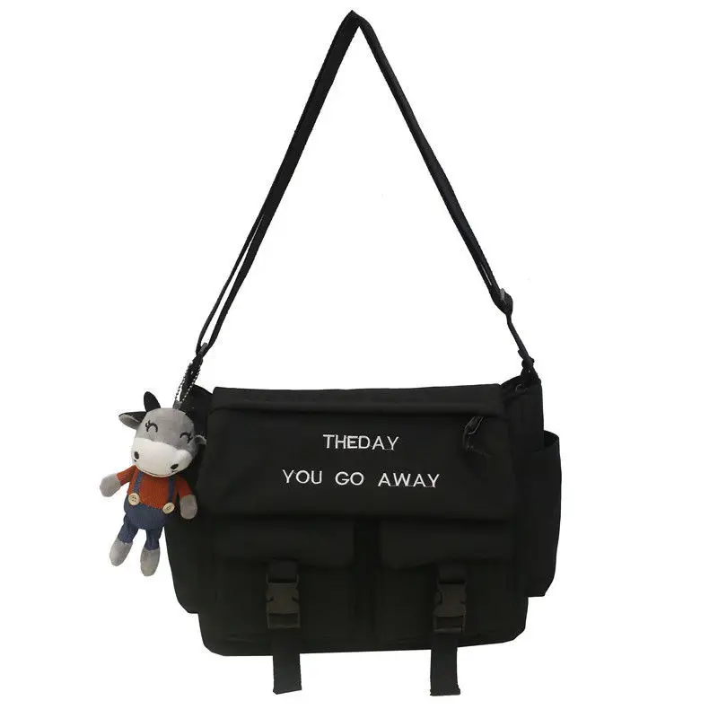 

2020 New Fashion Casual Tote Bags Canvas Bookbag Messenger Bags Cute Cartoon Crossbody Bags Lovely Multifunctional Backpack