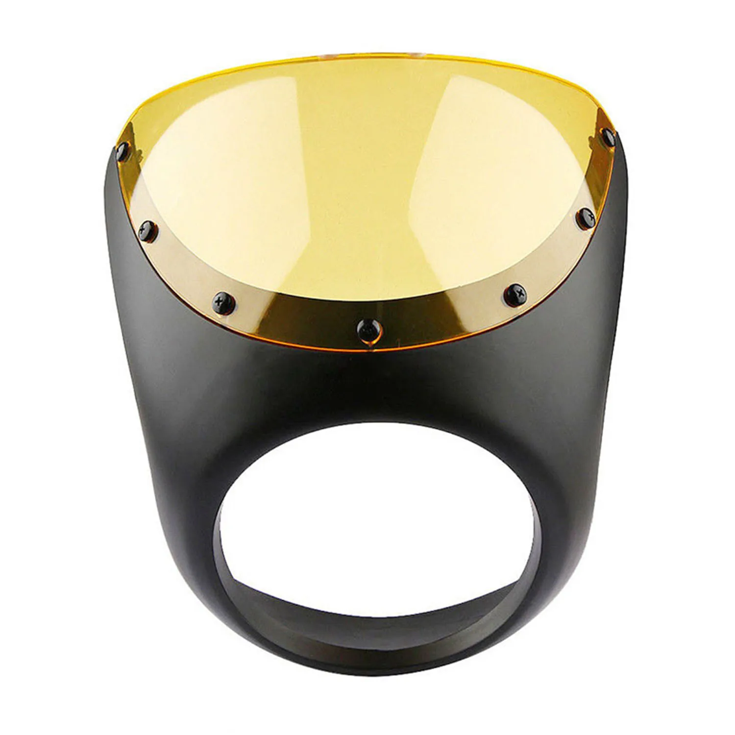 7 дюймов мотоциклетная рукоятка фары обтекаемая Ветрозащита для Harley Cafe