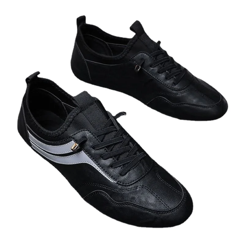 

2021 New Men Shoes Fashion Mens Breathable Skateboard Shoes Men Fashion Sneakers Skateboard Shoes Casual Genuine Leather Shoe