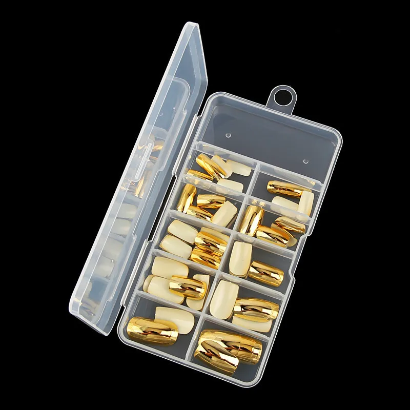 70 шт. металлические искусственные накладные профессиональные ногти полное