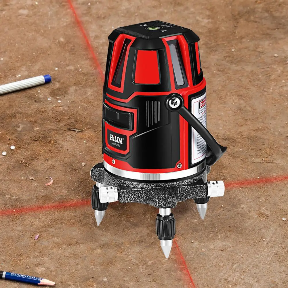 5 линия красный лазерный луч инфракрасный измеритель уровня 360 градусов