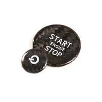 car styling engine start stop switch button sticker for land rover defender 2020 2022 auto carbon fiber interior accessories