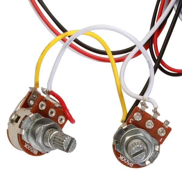

1Set 2-Band EQ Preamp Circuit Wiring Harness For Bass Guitar Pickup Active