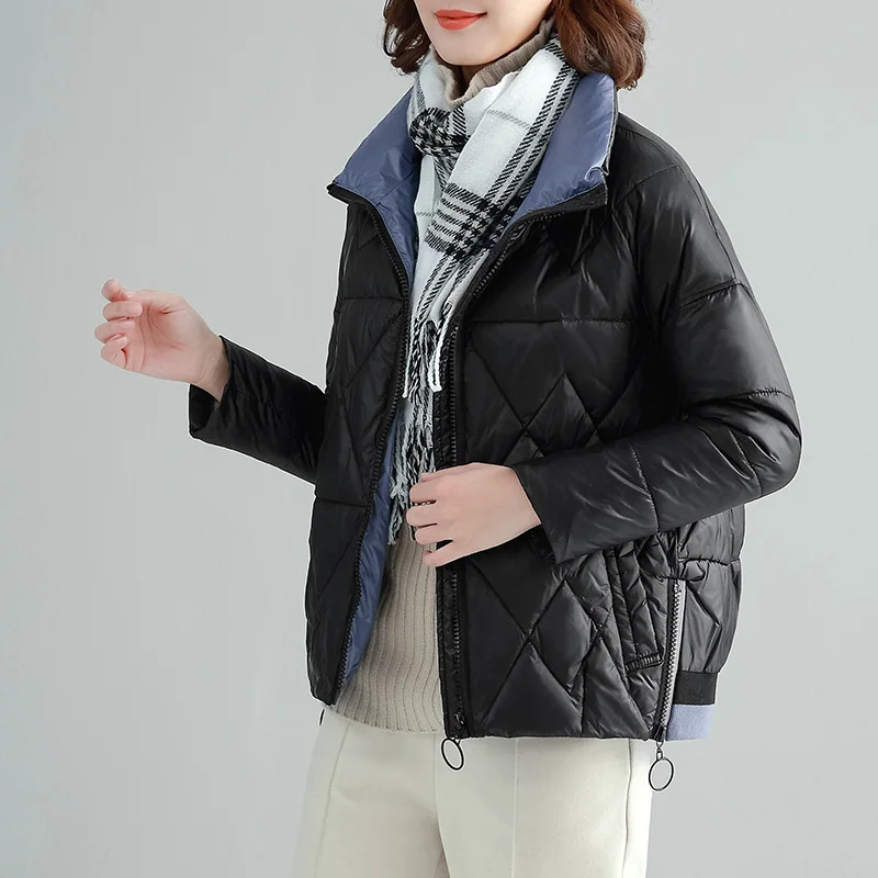 Женский пуховик со стоячим воротником новинка 2019 Модный повседневный | Женская