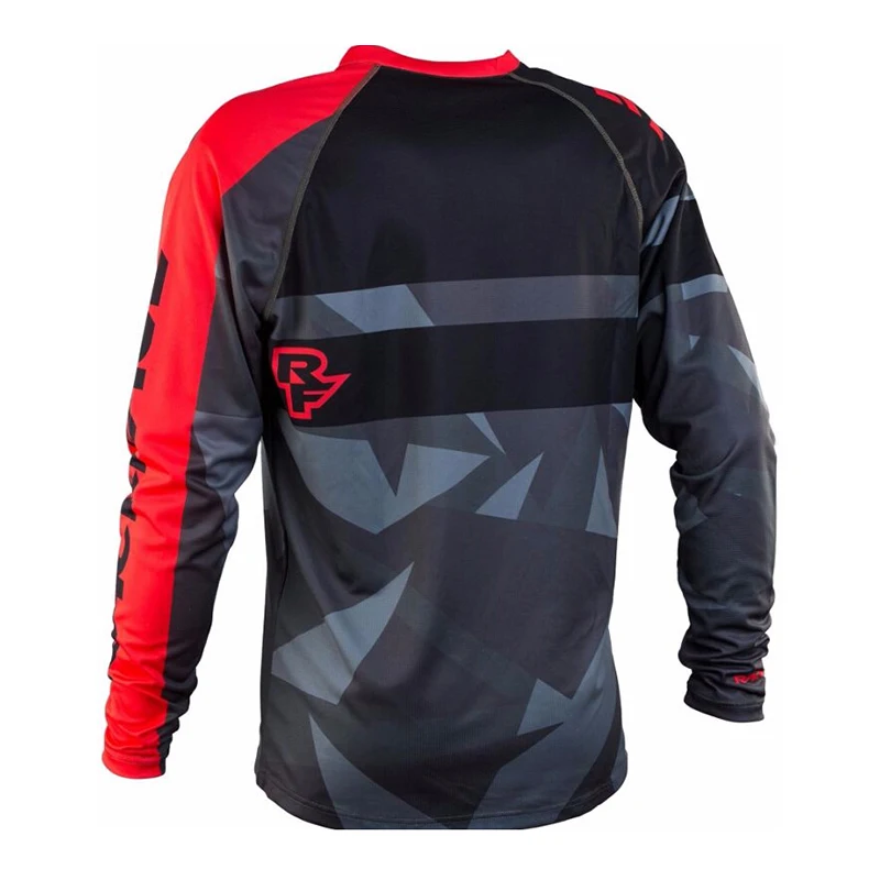 

2022 FURY RACE Moto MX Mountain Bike Motocross Jersey DH MTB T Shirt Clothes Long Sleeve MTB Breathable Quick Drying Jesey H