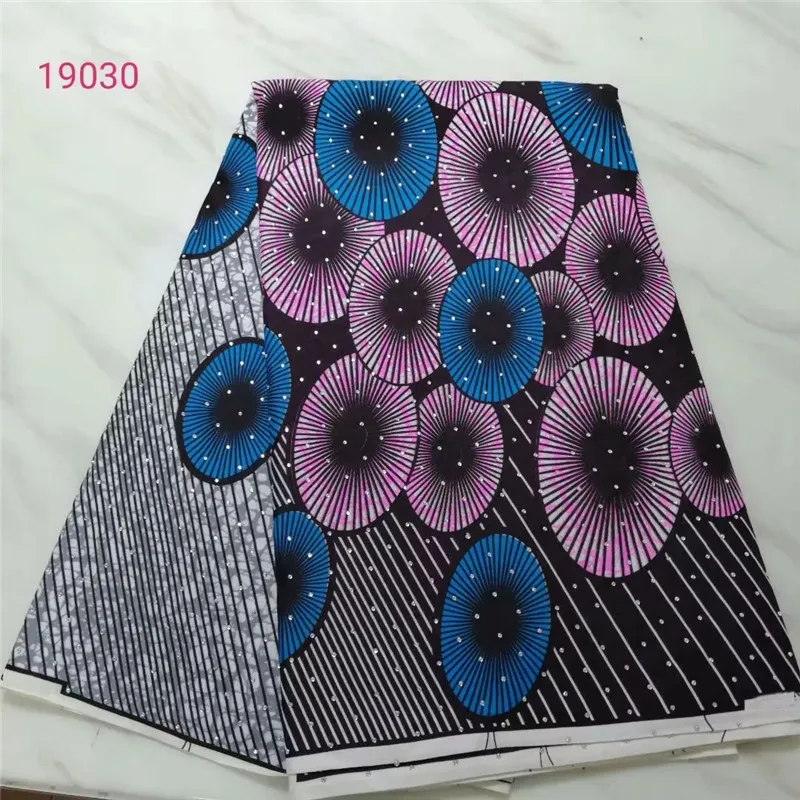 Африканская ткань с принтом Java 100% хлопок 6 ярдов P-3935 хит продаж 2019 | Дом и сад