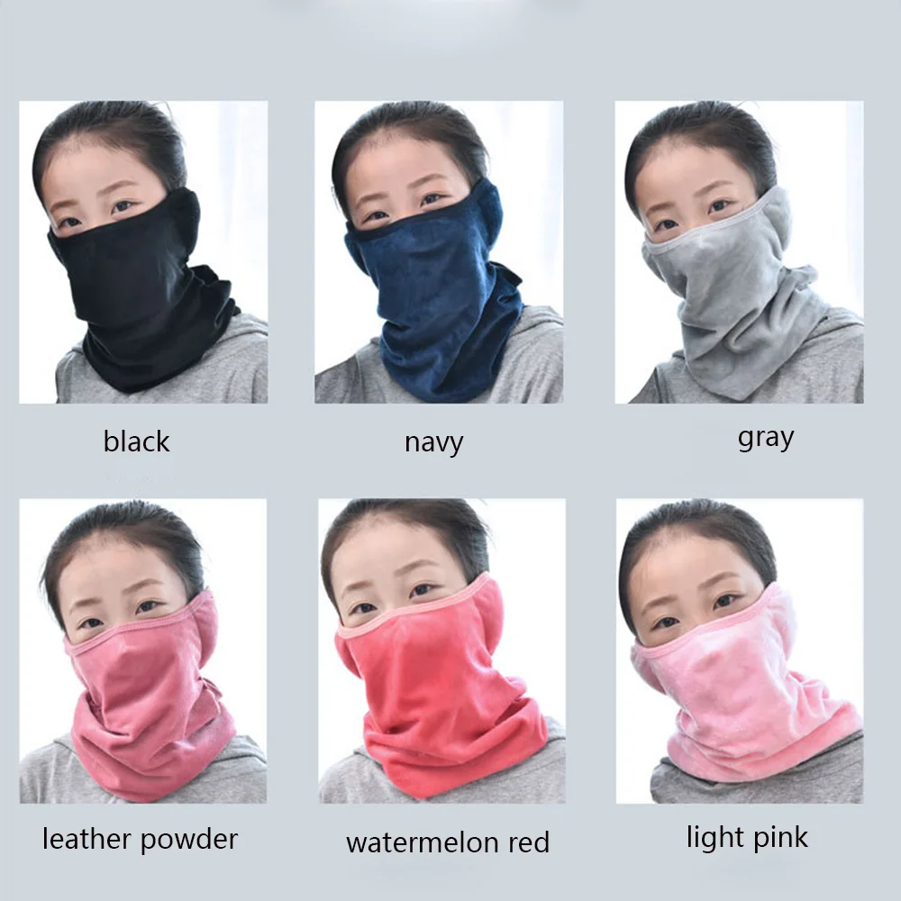 Маска для лица езды на велосипеде осень зима шарф детей детский лыжный велосипед
