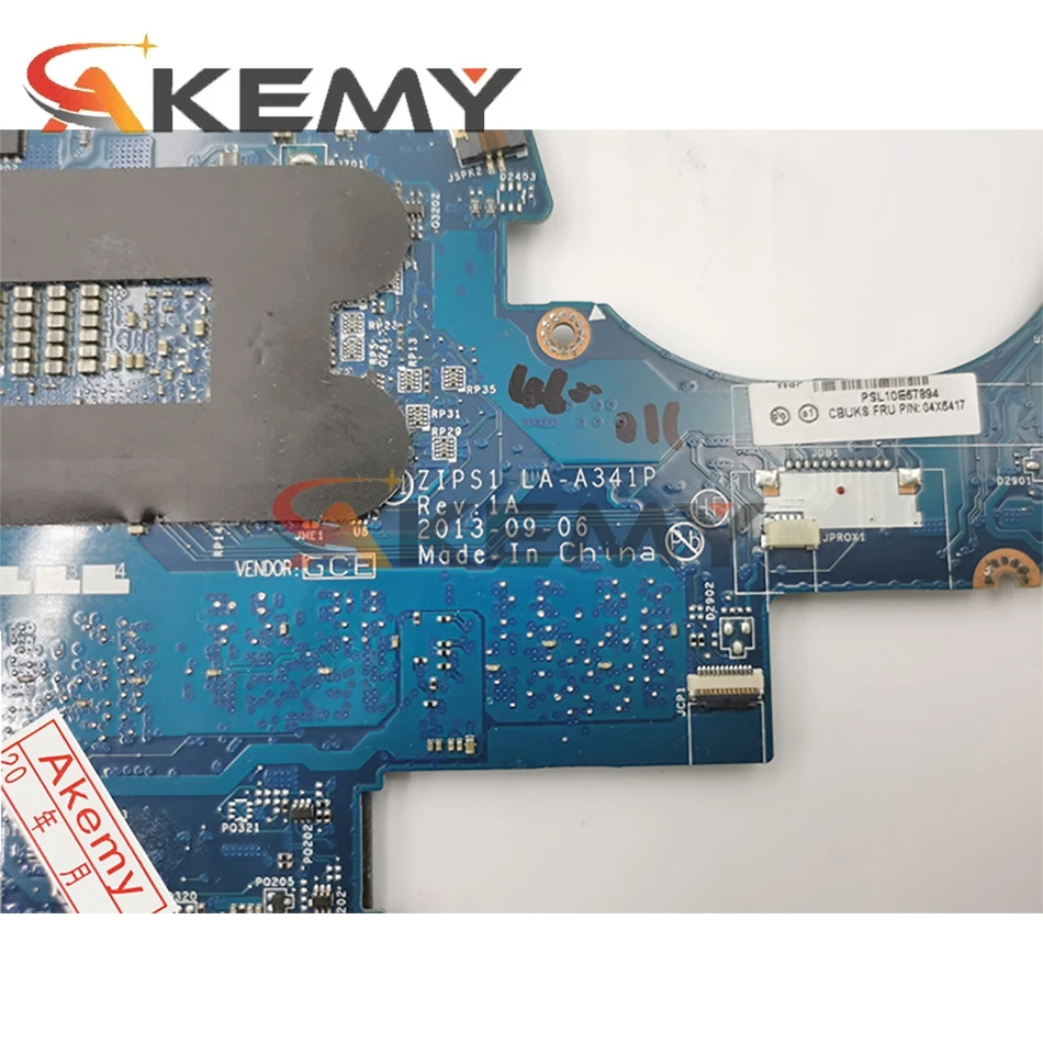 high quality zips1 la a341p for lenovo yoga s1 laptop motherboard fru00ht175 sr1eb i7 4510u 8gb rams fully tested free global shipping