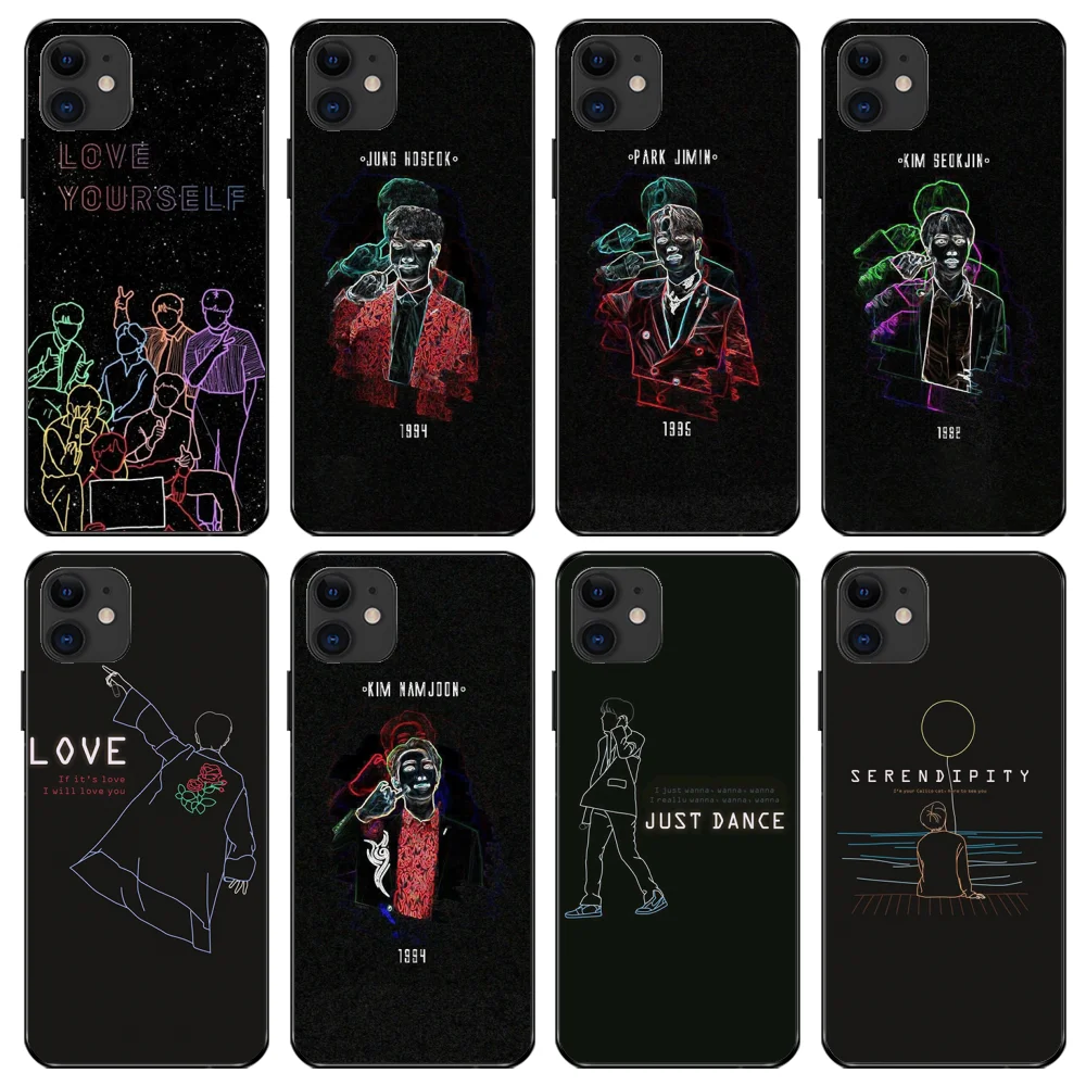 NBDRUICAI Love Yourself Art TPU Мягкий силиконовый чехол для телефона iPhone 11 pro XS MAX 8 7 6 6S Plus X 5S SE XR