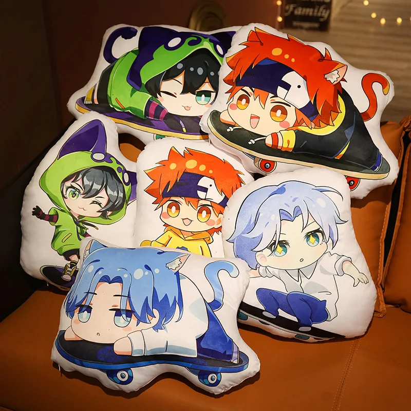 

Q Version Of Unlimited Skateboard Sk8 Langa Shiye Anime Special-shaped Pillow Pillow Two-dimensional Men And Women Plush Gift