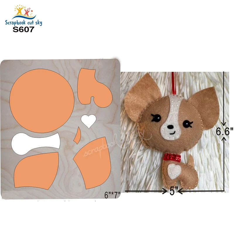 

Dog-3 S607 Muyu Wooden Mold Cutting Dies Suitable For Market General Machines