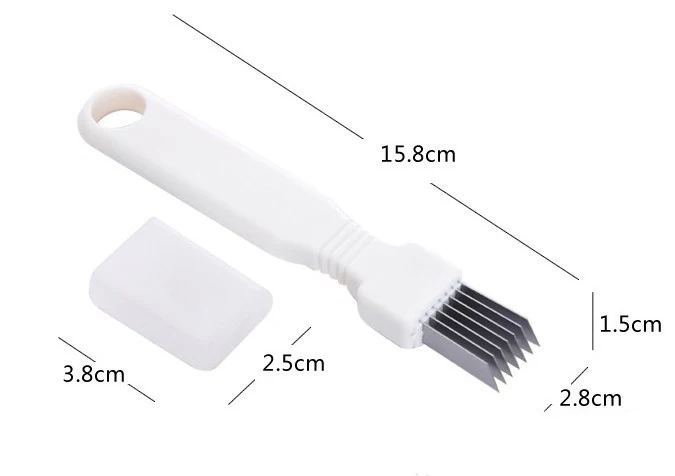 Японский Кухонный режущий лук нарезанный зеленый нож артефакт чеснок росток