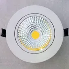 1 шт. светодиодный светильник с регулируемой яркостью COB Потолочный Точечный светильник 5 Вт 7 Вт 9 Вт 12 Вт AC85-265V потолочные встраиваемые светильники для внутреннего освещения
