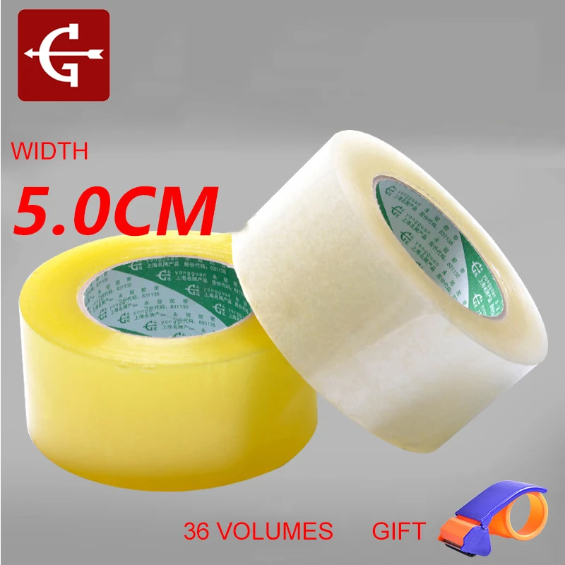 Прозрачная белая/желтая Высококачественная допп ленты прозрачная упаковочная