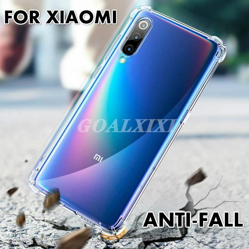 Прозрачный чехол из ТПУ для Xiaomi Mi CC9 CC9E прозрачный 6 6X8 9 мягкие чехлы телефонов |