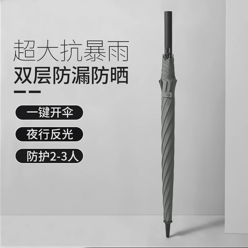 Comprare Grande Ombrello Automatico Di Lusso Impermeabile Portatile Da Viaggio Antivento Uomo Protezione Uv Ombrello Da Golf Nero Pioggia Gear DA60YS