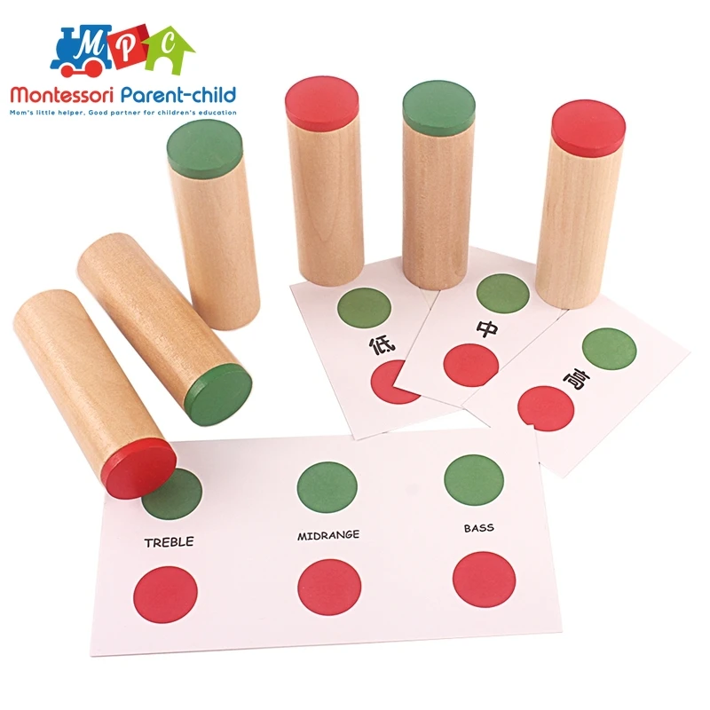 

Материалы Монтессори трехступенчатый звук ведро тройной Средний бас Детский обучающий рандомный звук встряхивающаяся трубка