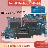 for hp probook 440 g6 i5 8265u notebook mainboard dax8jmb18c0 n17s g2 a1 ddr4 laptop motherboard