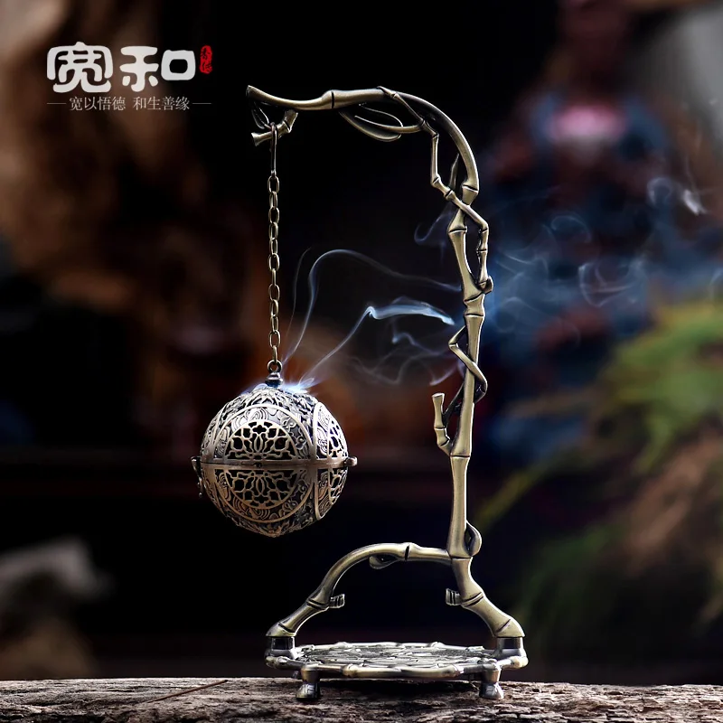 

censer Chinese zen hanging aromatherapy furnace incense coil ta home furnishing articles interior decoration gifts