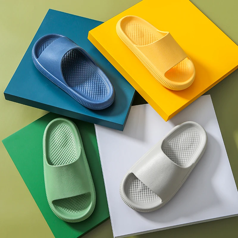 

2022 Women Slippers Sandalias Mujer Summer Beach Eva Soft Sandals Leisure Ladies Indoor Bathroom Anti-slip Woman Shoes