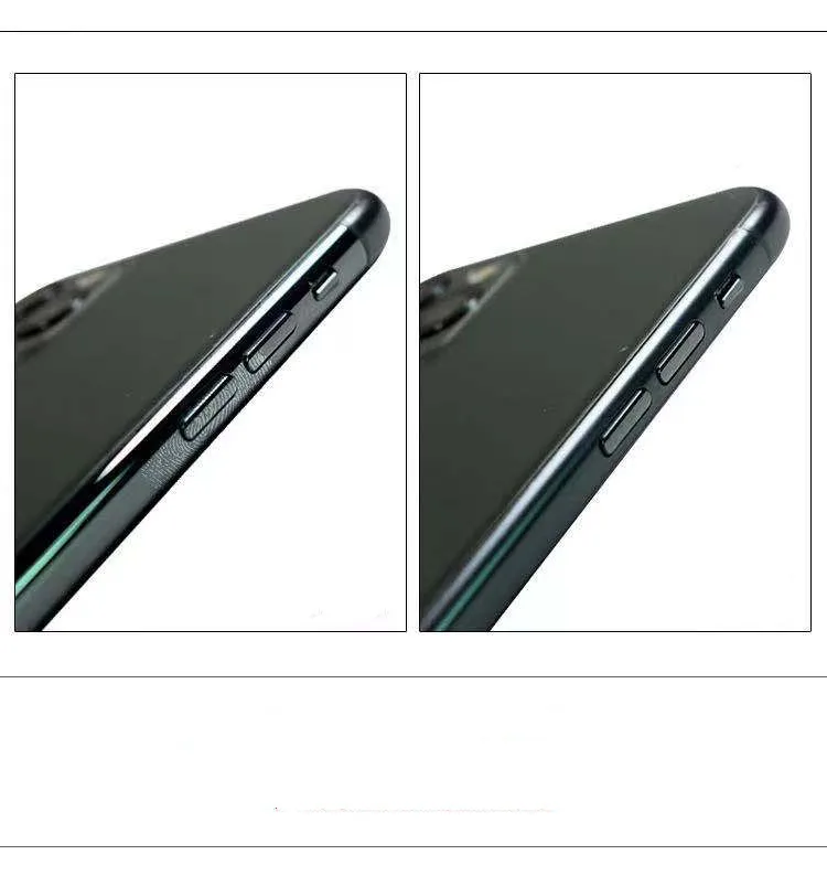 2 шт. прозрачная боковая пленка для iphone 8 XR XS MAX Защитная с ободом ультратонкая