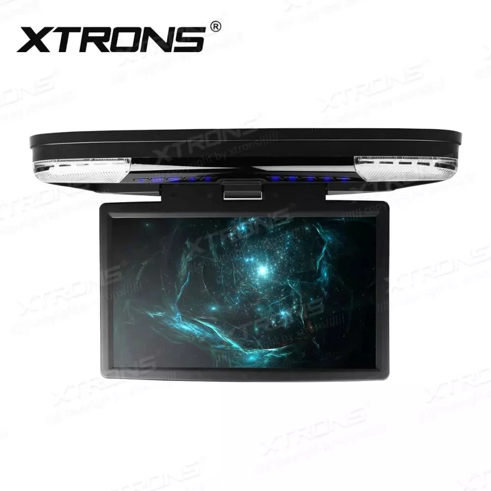 

Автомобильный DVD-проигрыватель Xtrons HD 15,6 P с креплением на крышу, с монитором высоты 1080 дюйма, ИК и FM, AUX in, AV out, 2 ИК-наушника