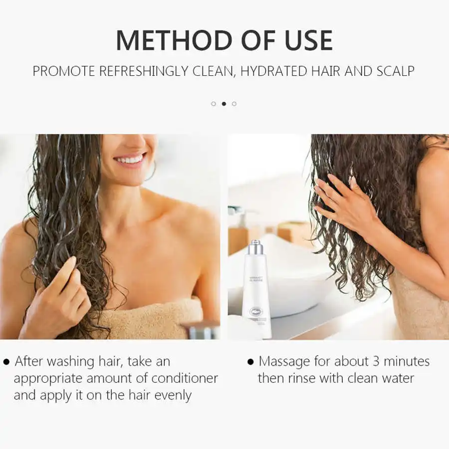 

200ml VIBRANT GLAMOUR Moisturizing Repair Hair Conditioner Nourishing Frizz Damage Treatment Home Hair Nourishing Conditioner