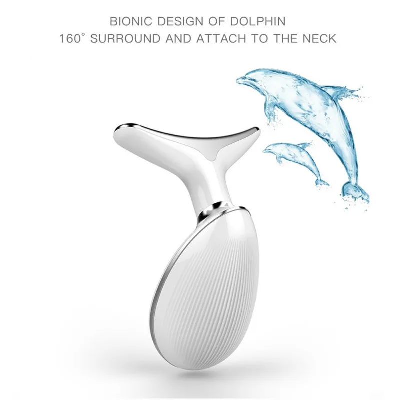 Ультразвуковой вибрационный инструмент для ухода за кожей шеи против морщин 500