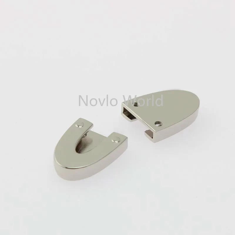 Серебристая отделка треугольные наконечники для кошелька 10-50 шт. 17*26 мм | Багаж и