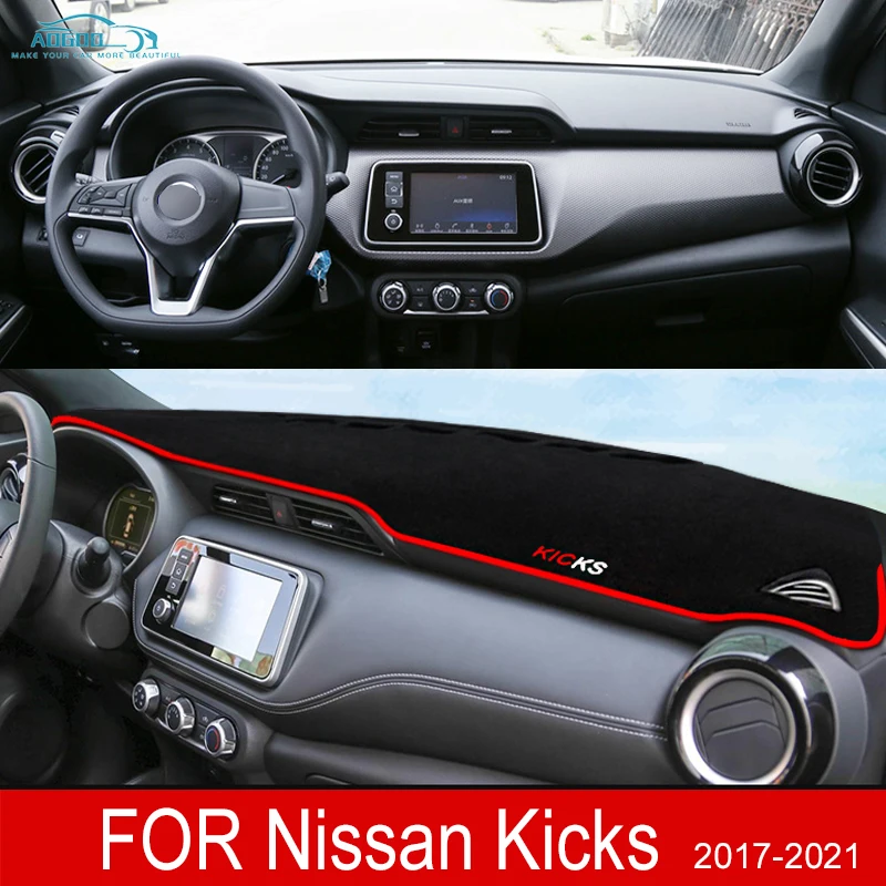 

For Nissan Kicks 2017 2018 2019 LHD Anti-Slip Mat Dashboard Cover Pad Sunshade Dashmat Carpet Car Accessories