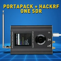 2019 new version portapack with hackrf one 0 5ppm tcxo clock metal case sdr software defined radio offline gps simulator