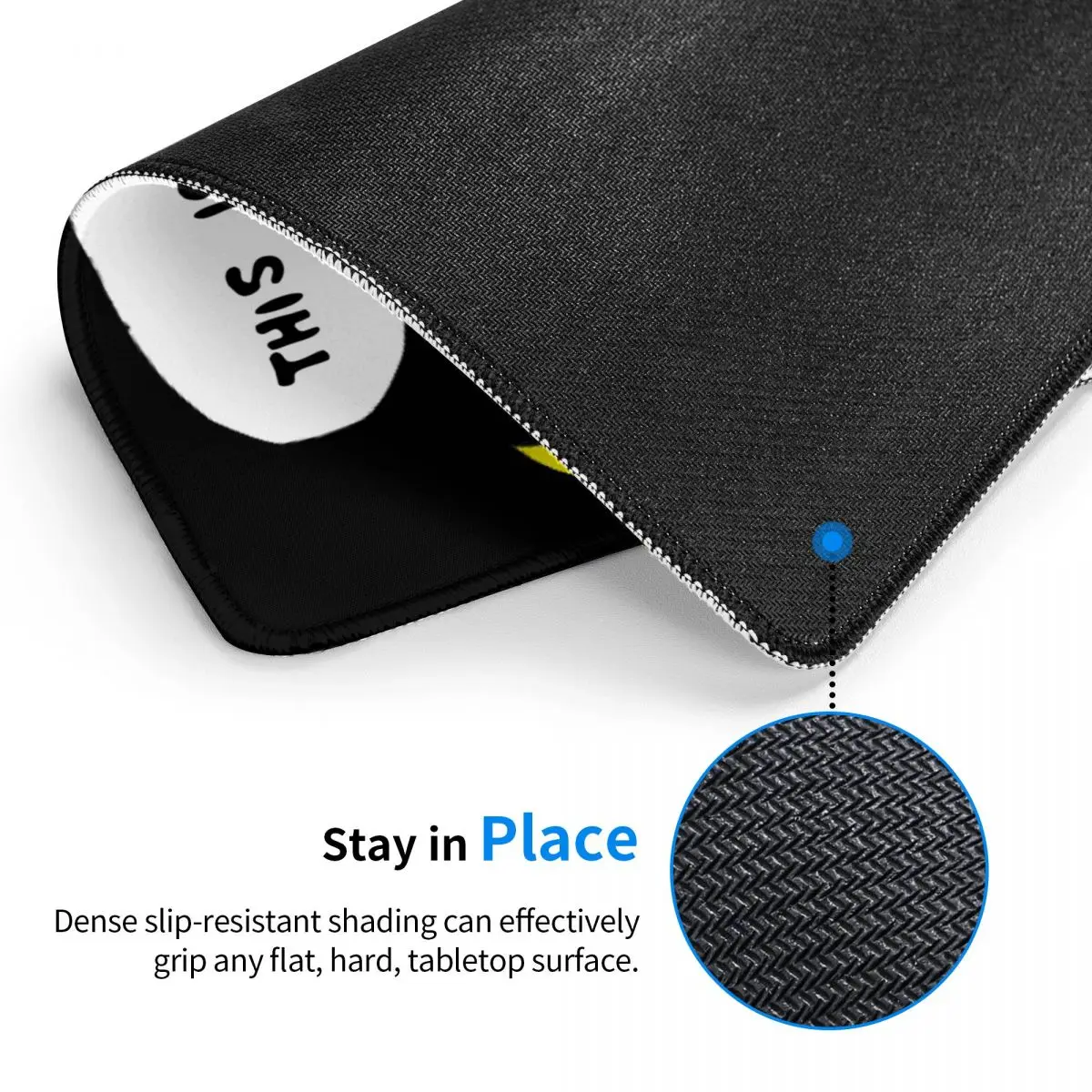 Это отличная собака огонь мем игровой коврик для мыши смешной комикс мультфильм