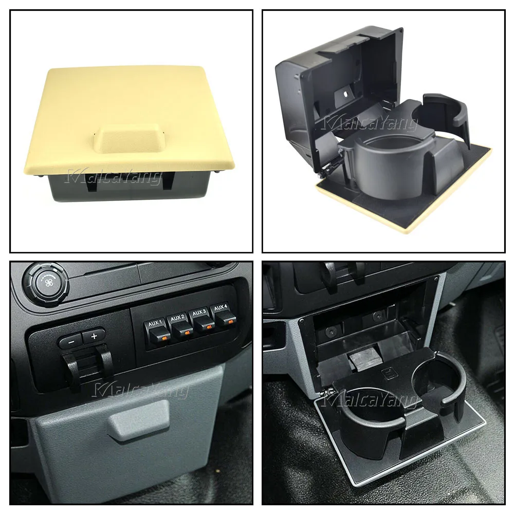 

Car Front Dashboard Cup Holder 8C3Z-2513562-AE 8C3Z2513562AE For Ford F-250 F-350 F-450 F-550 2008 2009-2010 Super Duty