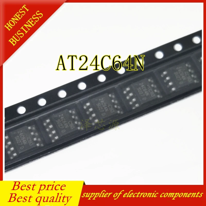 100 шт./лот 24C64 SOP 8 AT24C64N AT24C64 AT24C64AN AT24C64BN memory IC|Аксессуары для батарей и ЗУ| |