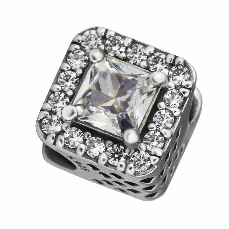 

Женский кристаллический Шарм-бусина, из серебра 925 пробы