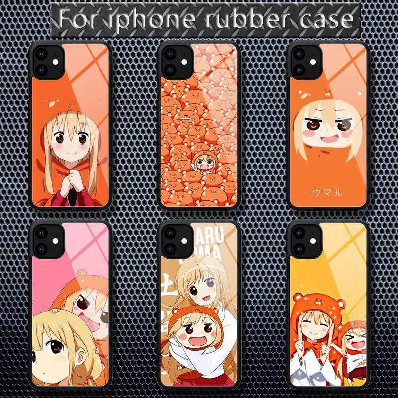 

Anime Doma Umaru cartoon cute Phone Case Rubber for iPhone 12 11 Pro Max XS 8 7 6 6S Plus X 5S SE 2020 XR 12 Mini case