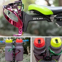 aluminum alloy bicycle water bottles cage holder cycling mtb road bike saddle two bottles double drink cups mount cage bracket