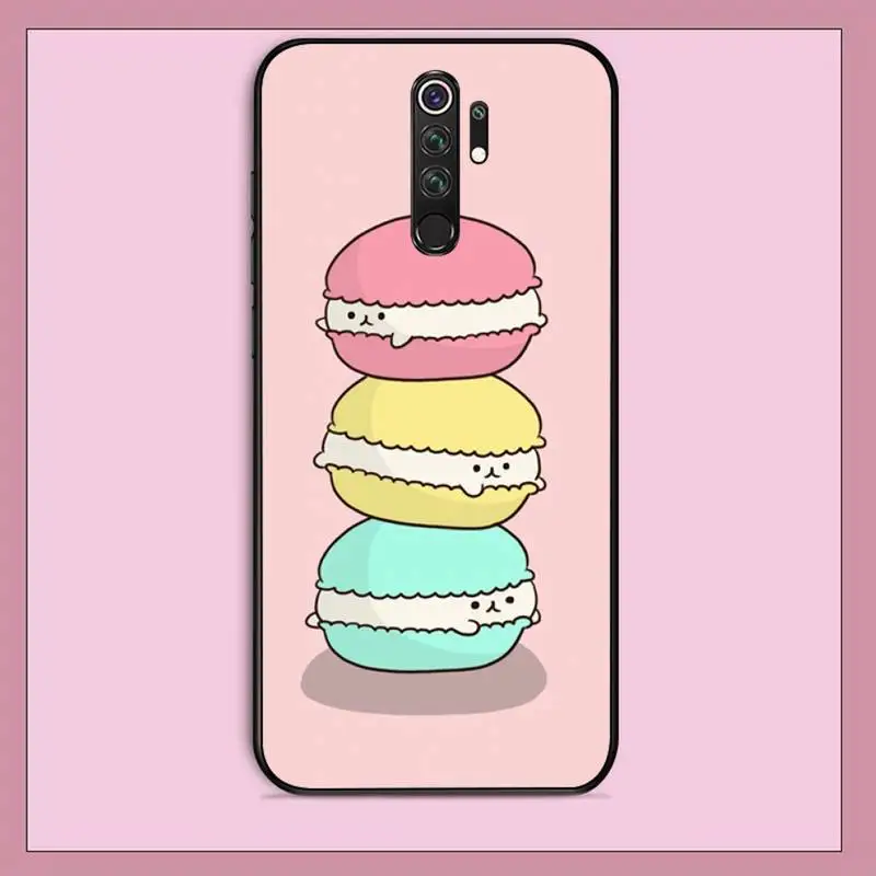 

Dessert Ice Cream Macaron Phone Case for Redmi Note 8 7 9 4 6 pro max T X 5A 3 10 lite pro