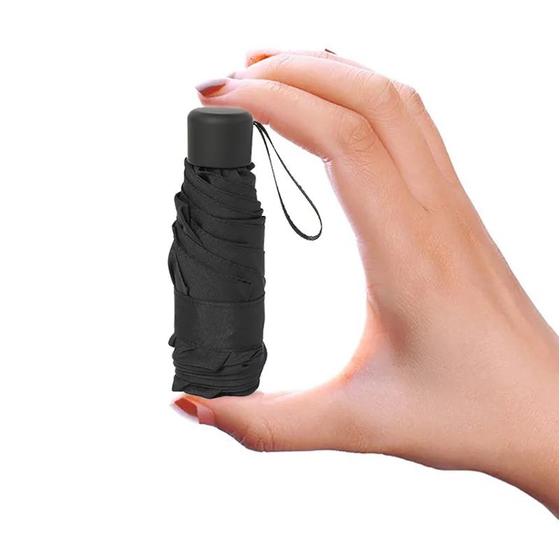 Модный складной прозрачный зонтик для дождя подарок женщин и мужчин мини