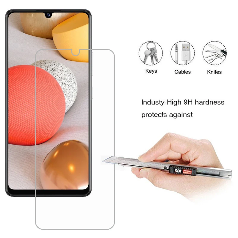 Для стекла Samsung Galaxy A42 5G закаленное стекло для SM A426B защита экрана A 42 Pelicula de vidro|glass
