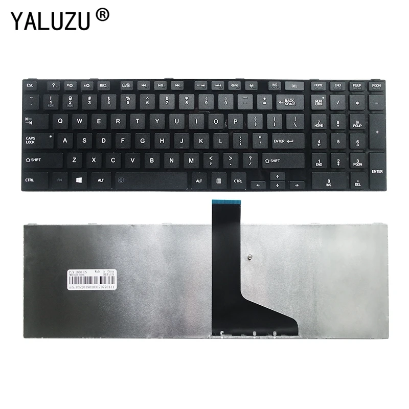 Новая клавиатура для ноутбука TOSHIBA SATELLITE C850 C850D C855 C855D L850 L850D L855 L855D L870 L870D US |
