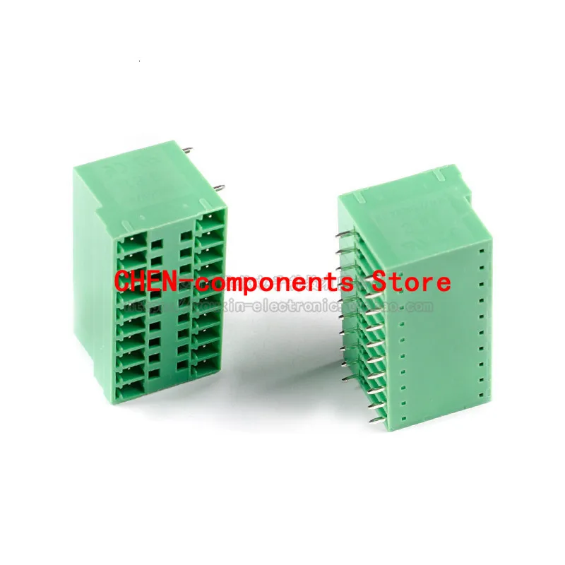 

5pcs KF2EDGRH-3.81-2*2/3/4/5-10P/ double-row curved needle socket 3.81mm pitch terminal block