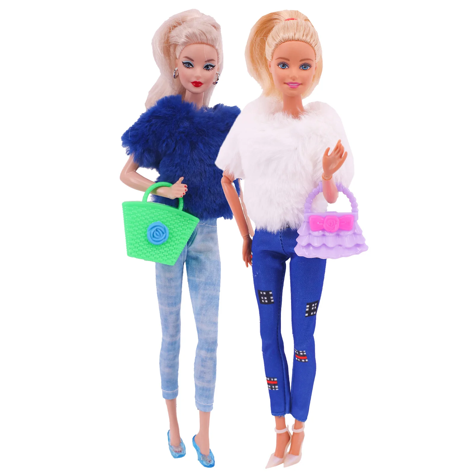 4 шт. куклы Барби одежда = 2 платья Эльзы Dsiney + сумки вечернее свадебное платье для |