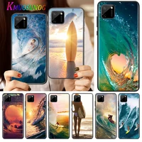 surfing sea wave silicone cover for realme v15 x50 x7 x3 superzoom q2 c11 c3 7i 6i 6s 6 global pro 5g phone case