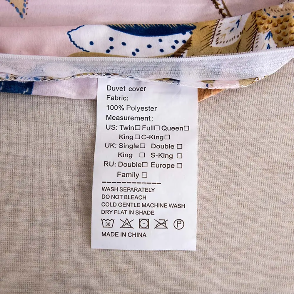 Svetanya одеяло пододеяльник + наволочка Комплект постельного белья США ЕС Австралии