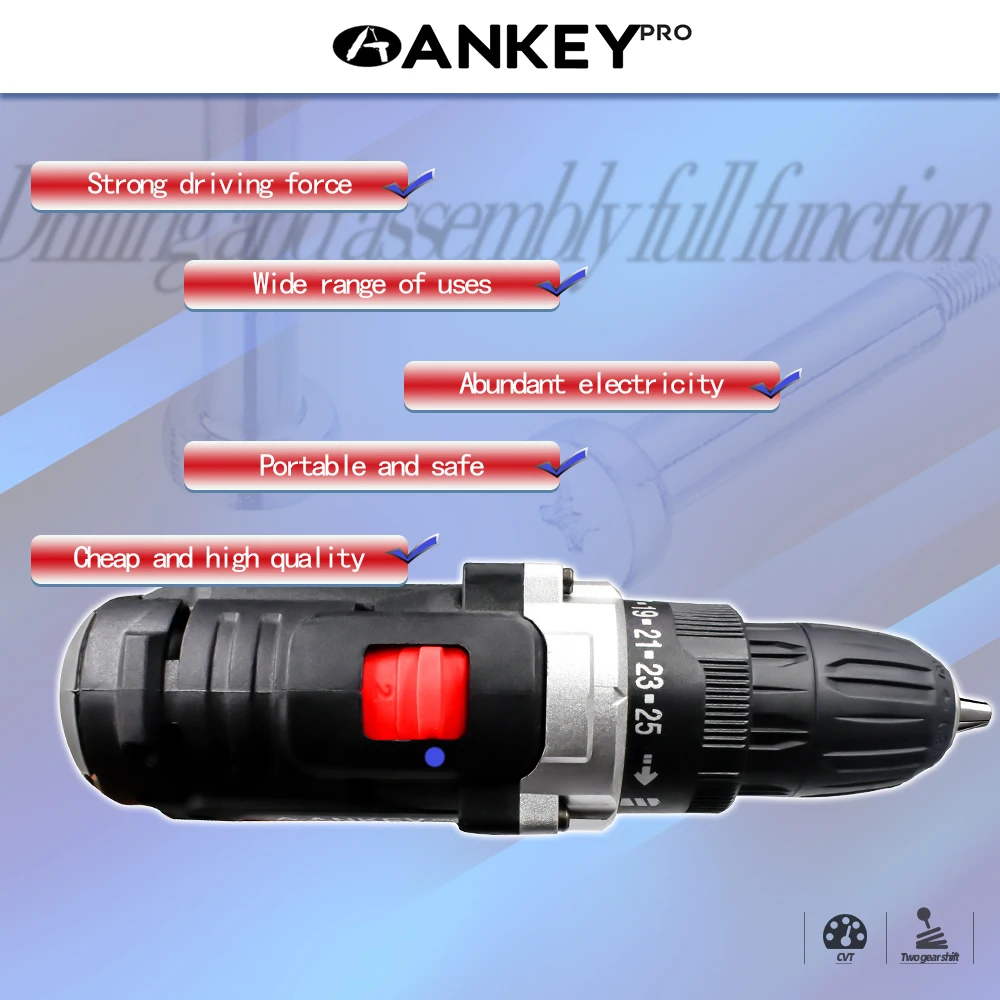 Электрическая отвертка 12 В аккумуляторная электрическая дрель литиевая батарея
