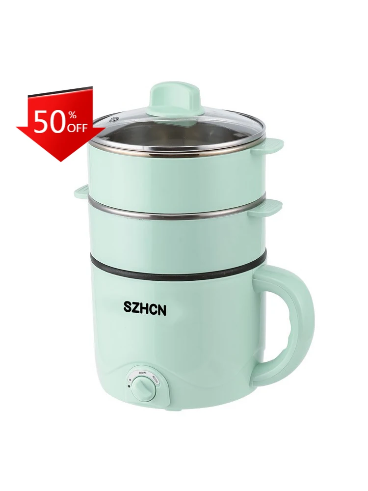 

220V Mini Multifunction Electric Cooking Machine Household Single/Double Layer Hot Pot Multi Electric Rice Cooker Non-stick CF42